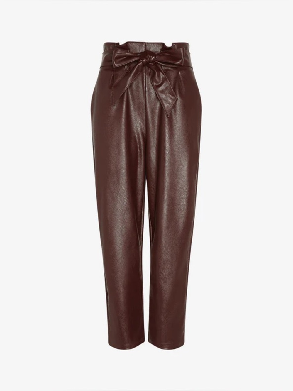 Commando Faux Leather Pants Size Medium Red